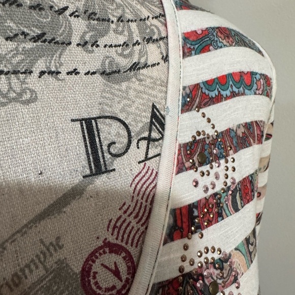 Live and Let Live Metal beading detail with lace Back size XL - Picture 7 of 10